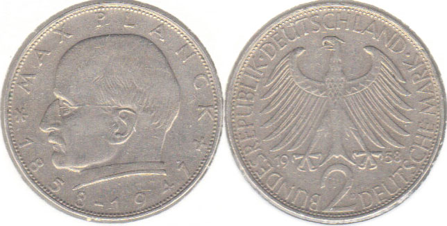 1958 D Germany 2 Mark A001590